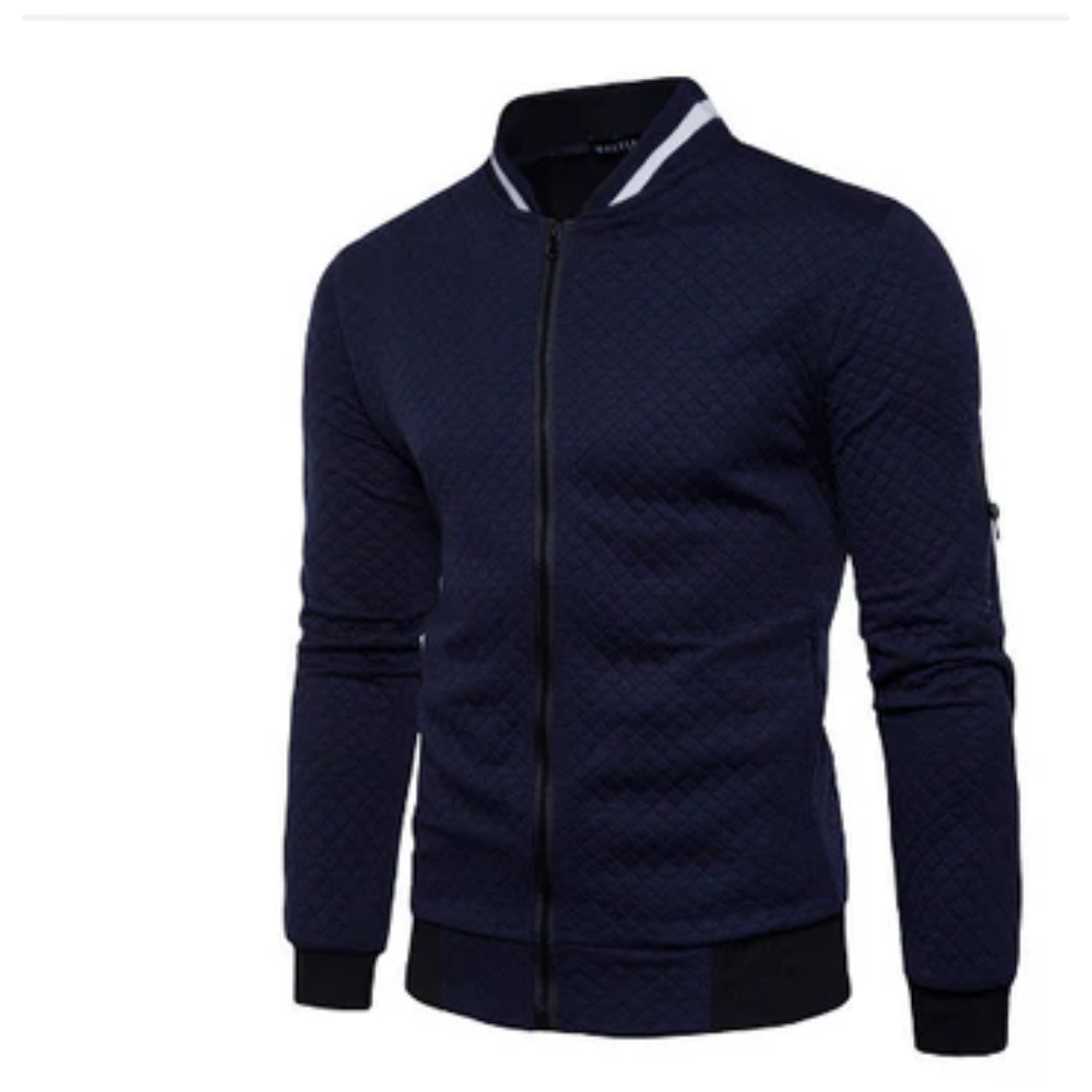 Quezon | Winter Fit Zip Up Bomber Jacket For Men