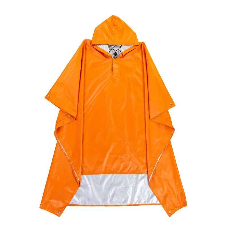 Long waterproof rain coat