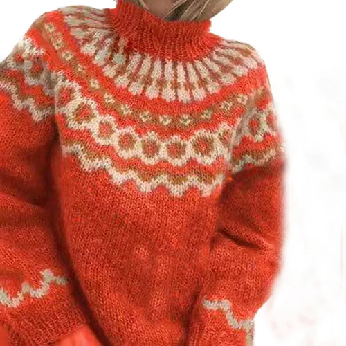 Marianella™ - High Neck Knitted Sweater