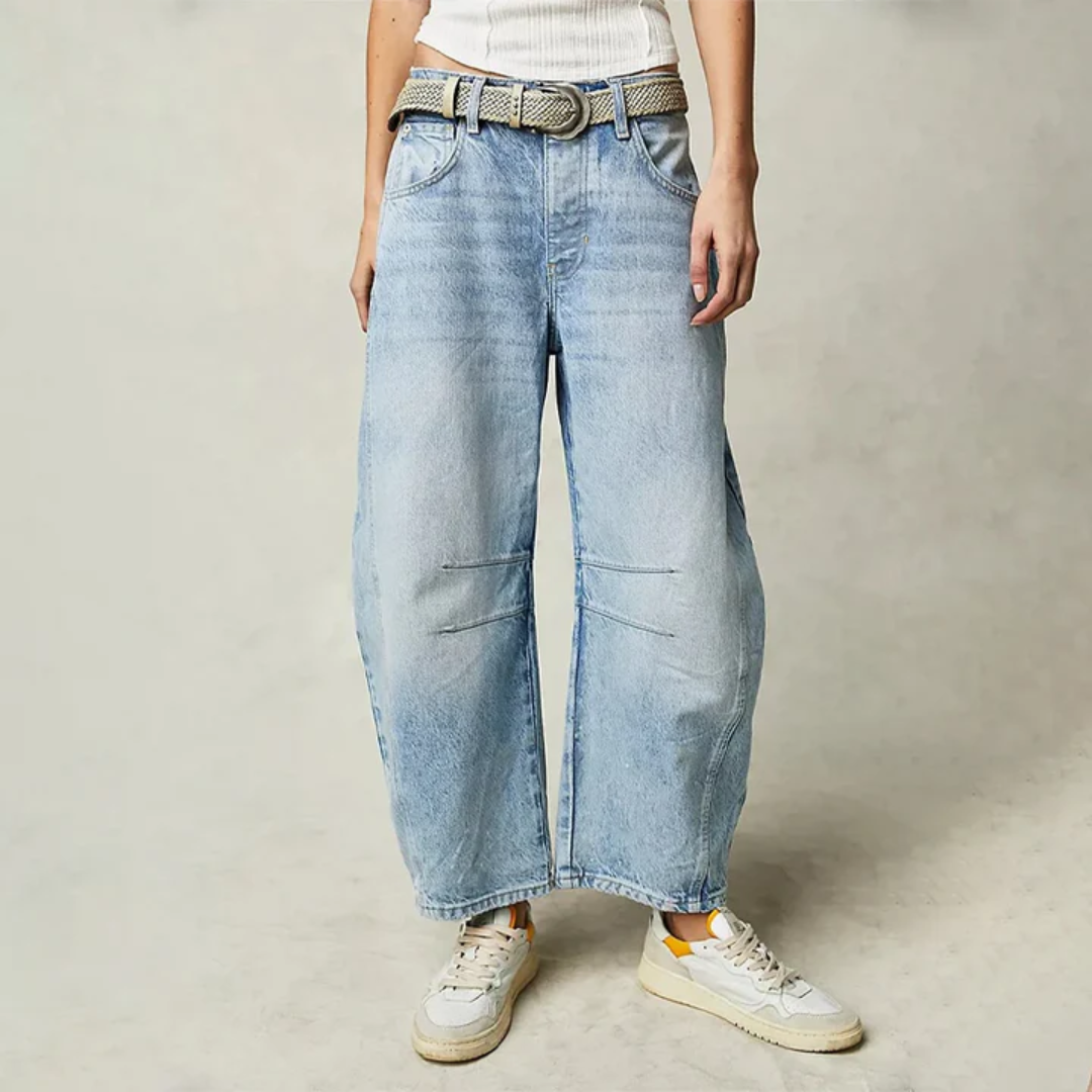 Julie | Mid Rise Wide Leg Jeans For Women