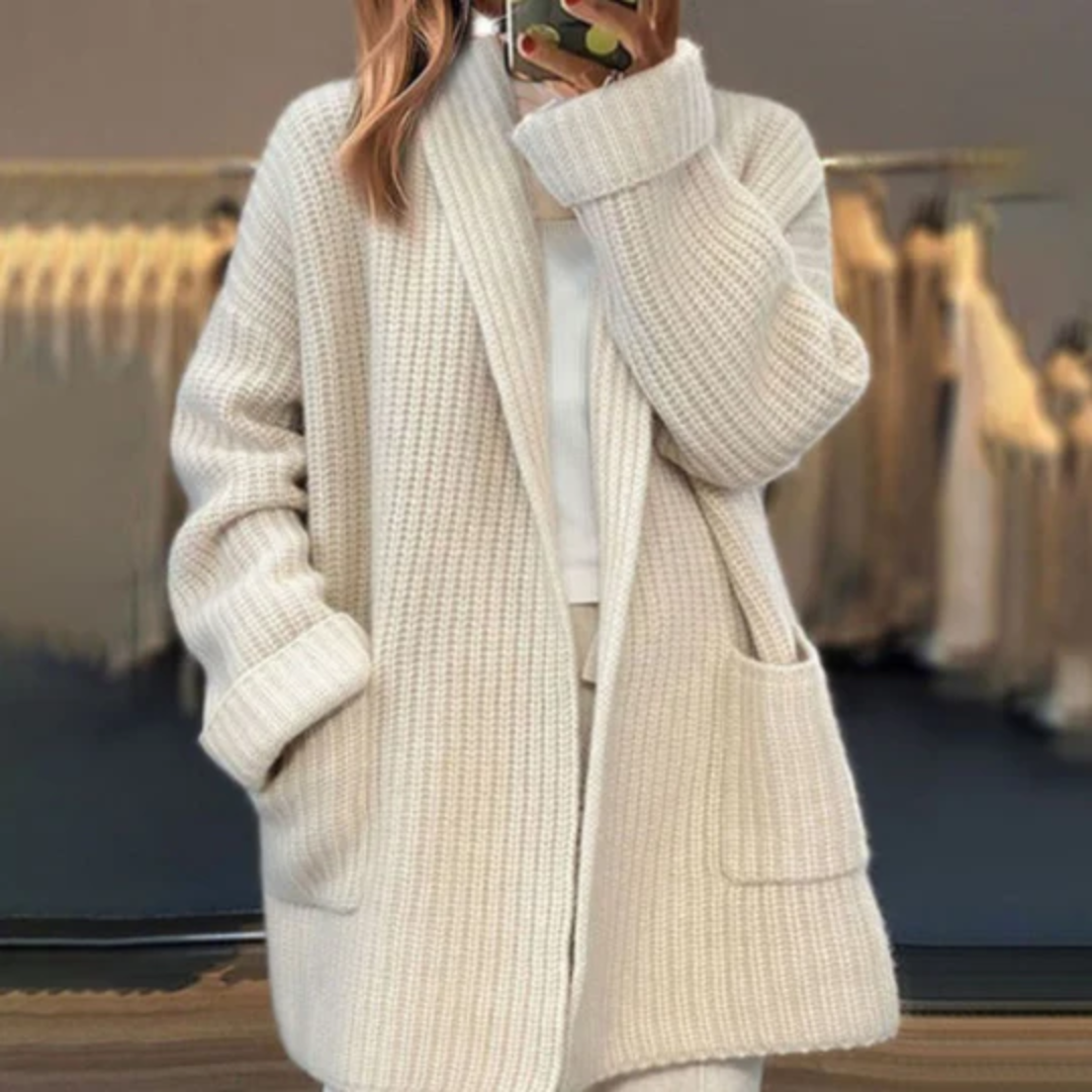 Dorina | Knitted Long Cardigan For Women