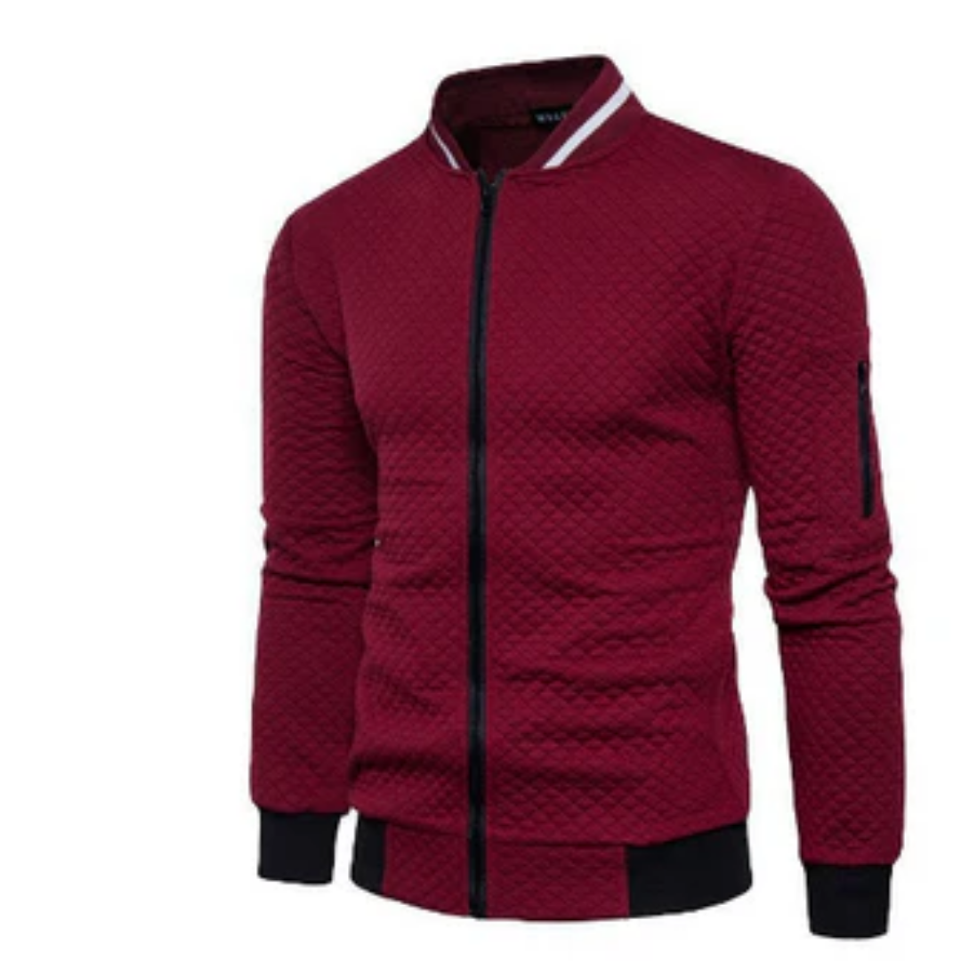 Quezon | Winter Fit Zip Up Bomber Jacket For Men