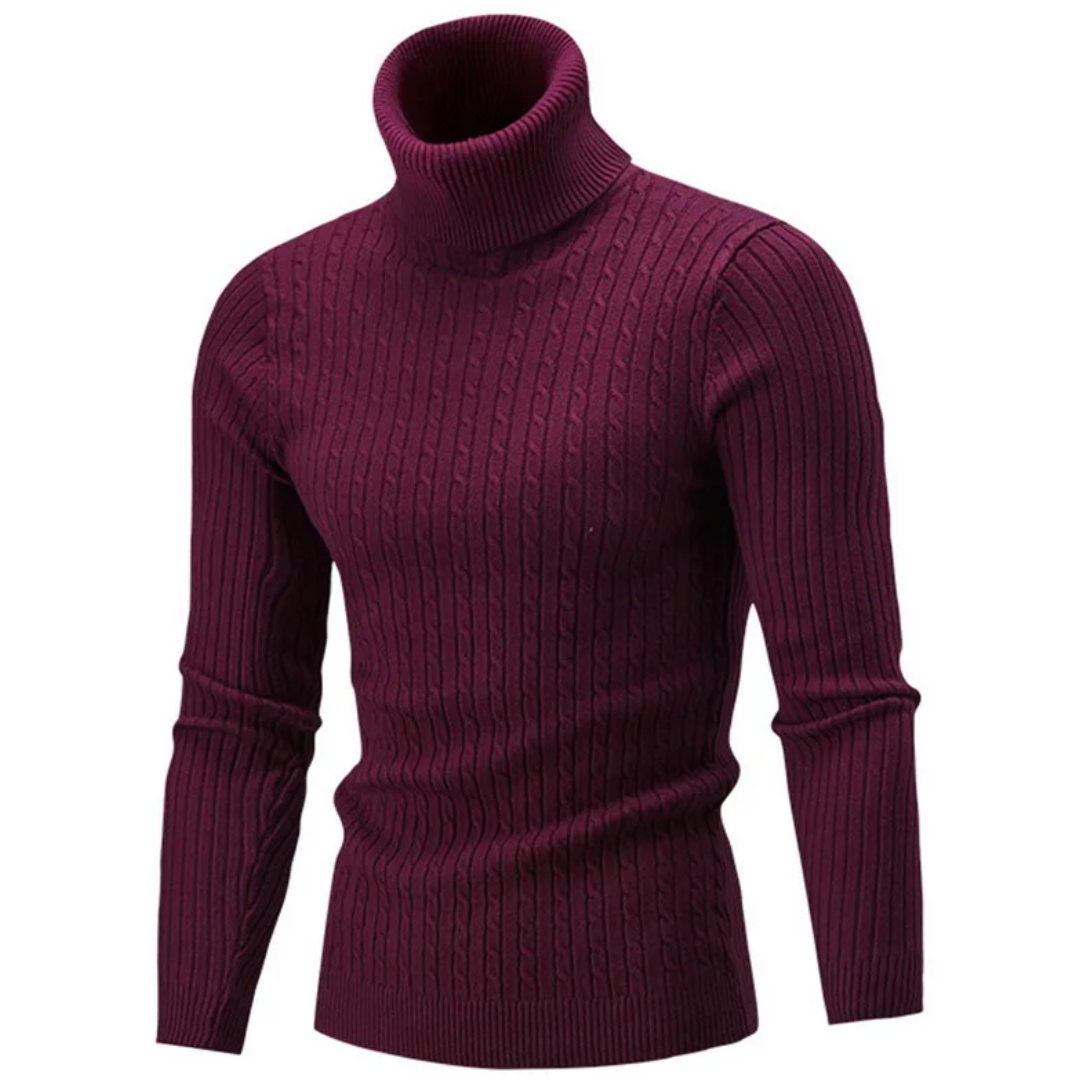 Keith | Turtleneck Knit Sweater For Men