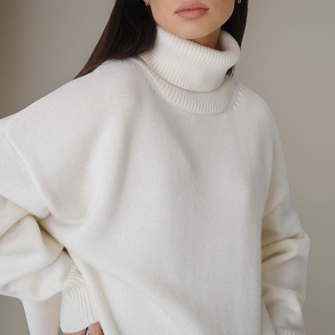 Giay | Warm Oversized Turtleneck Sweater for Women