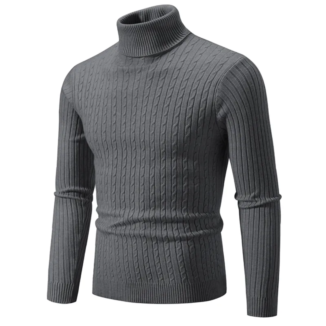 Keith | Turtleneck Knit Sweater For Men