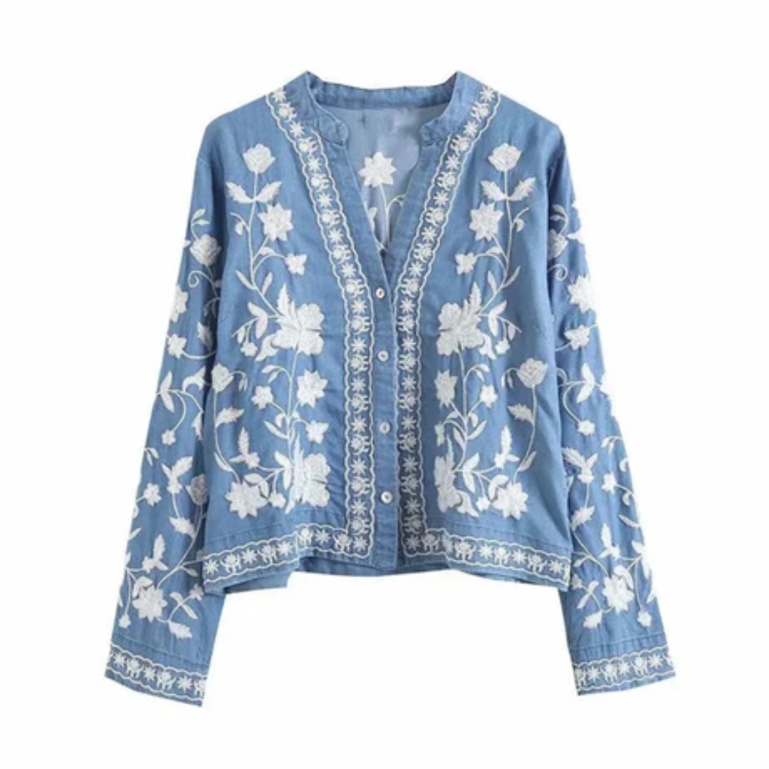 Sierra | Boho V Neck Jacket For Women