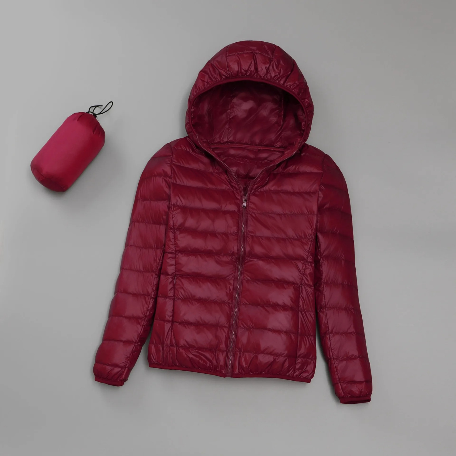 Sophie - lightweight quilted jacket with hood