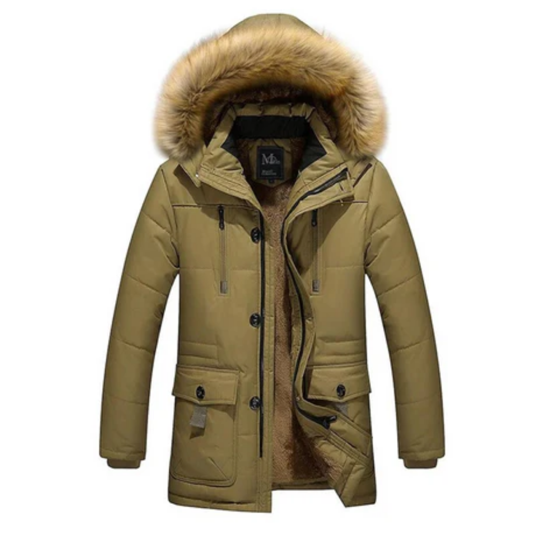 Renard | Winter Warm Zip Up Parka Jacket For Men