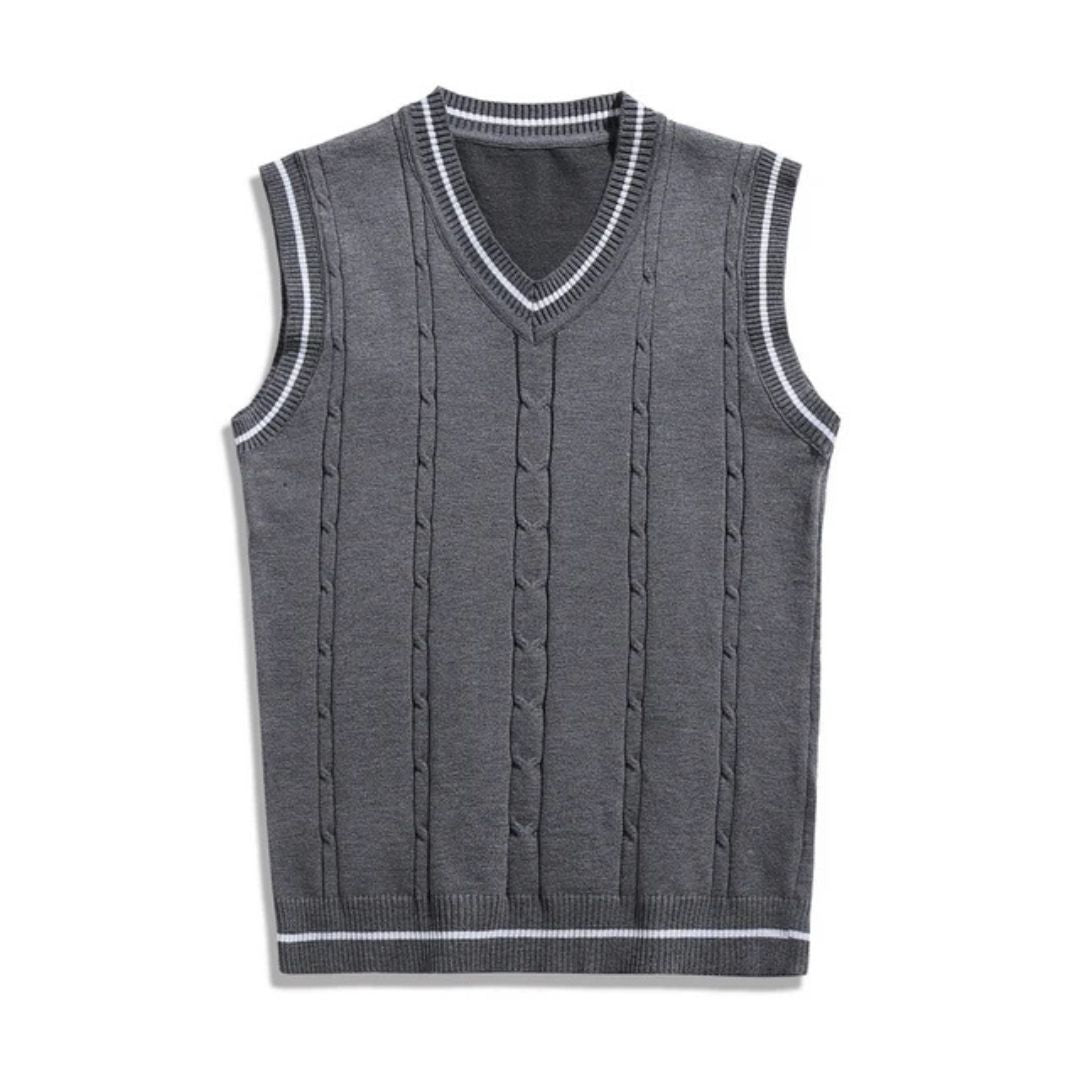 Classic V-Neck Knit Vest