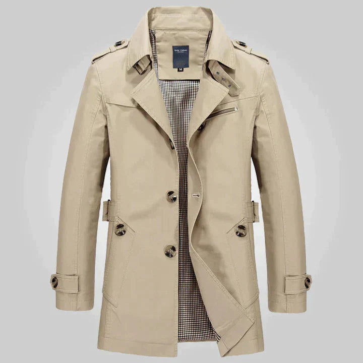 Elegant Trench Coat For Men