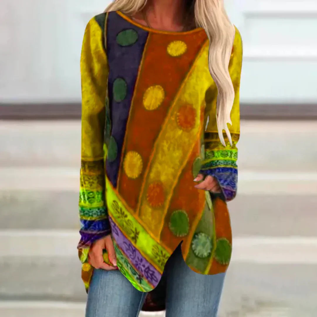 Colourful vintage tunic