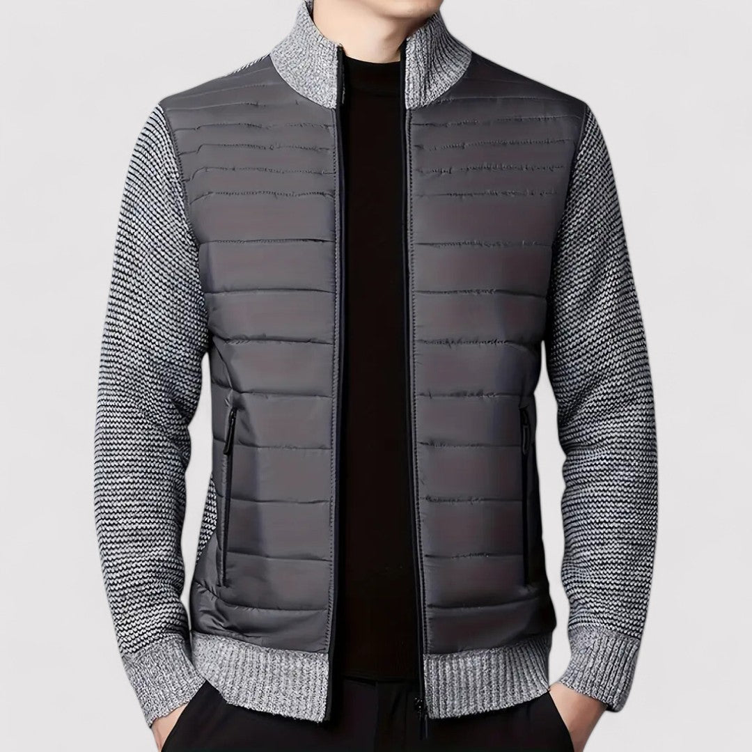 Ancien | Men's Knitted Collar Jacket