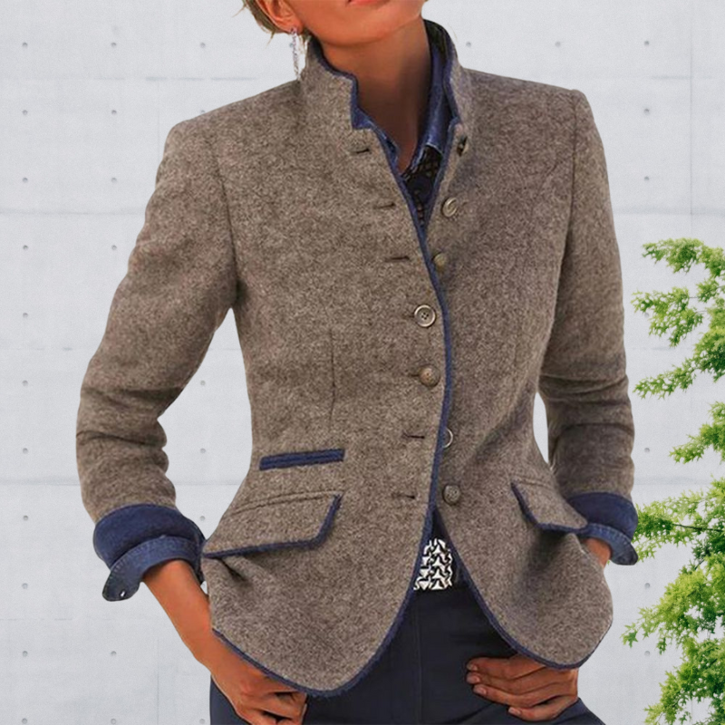 Tufted blazer for women