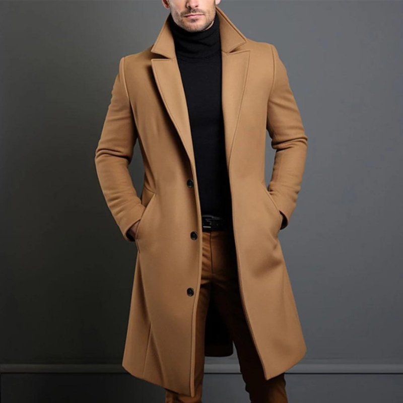 Classic elegant coat for men