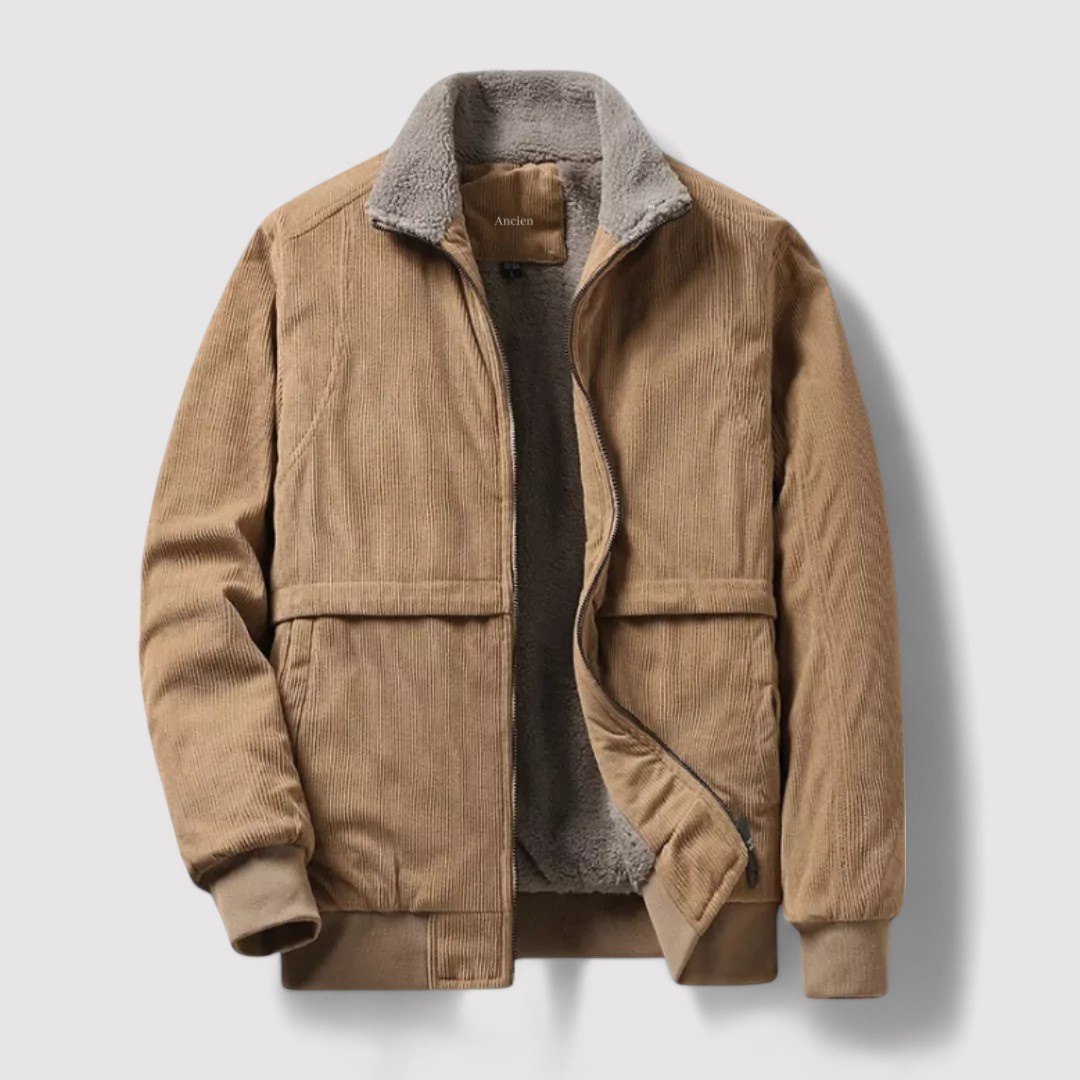 Ancien | Old Money Men's Fleece Corduroy Jacket