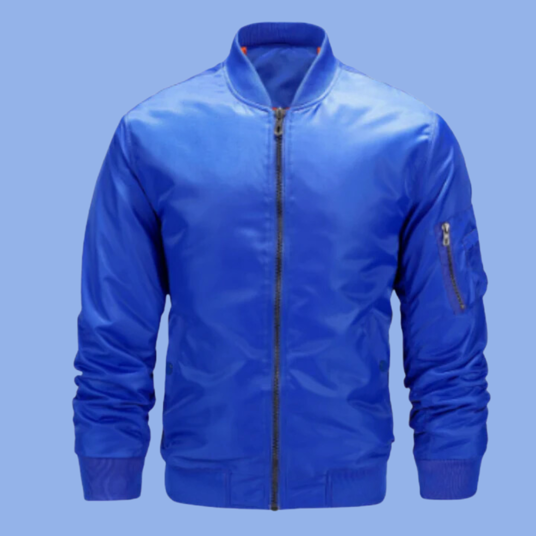 Miguelito | Bomber Blue Jacket For Men