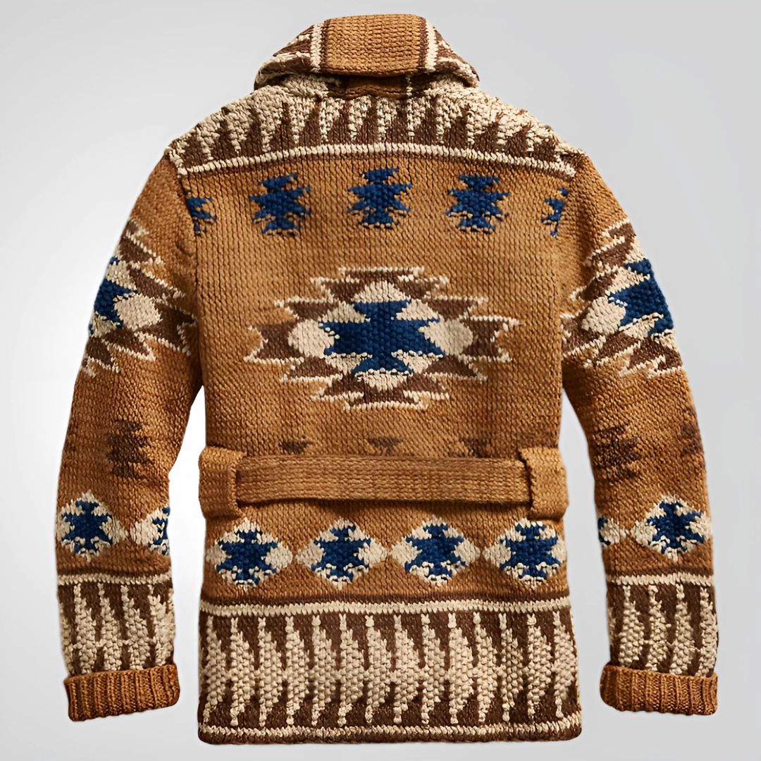 Men's Thick Jacquard Sweater