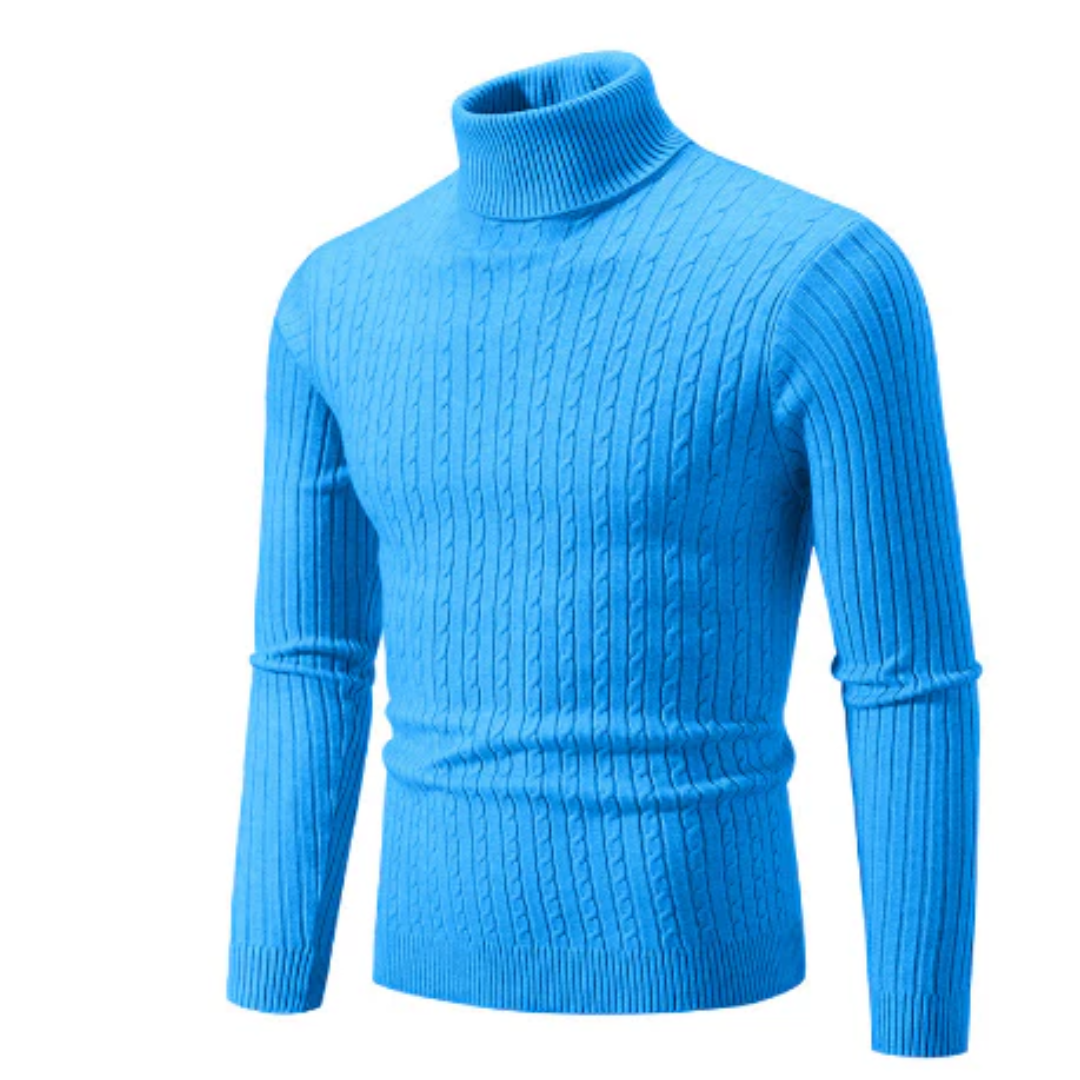 Keith | Turtleneck Knit Sweater For Men