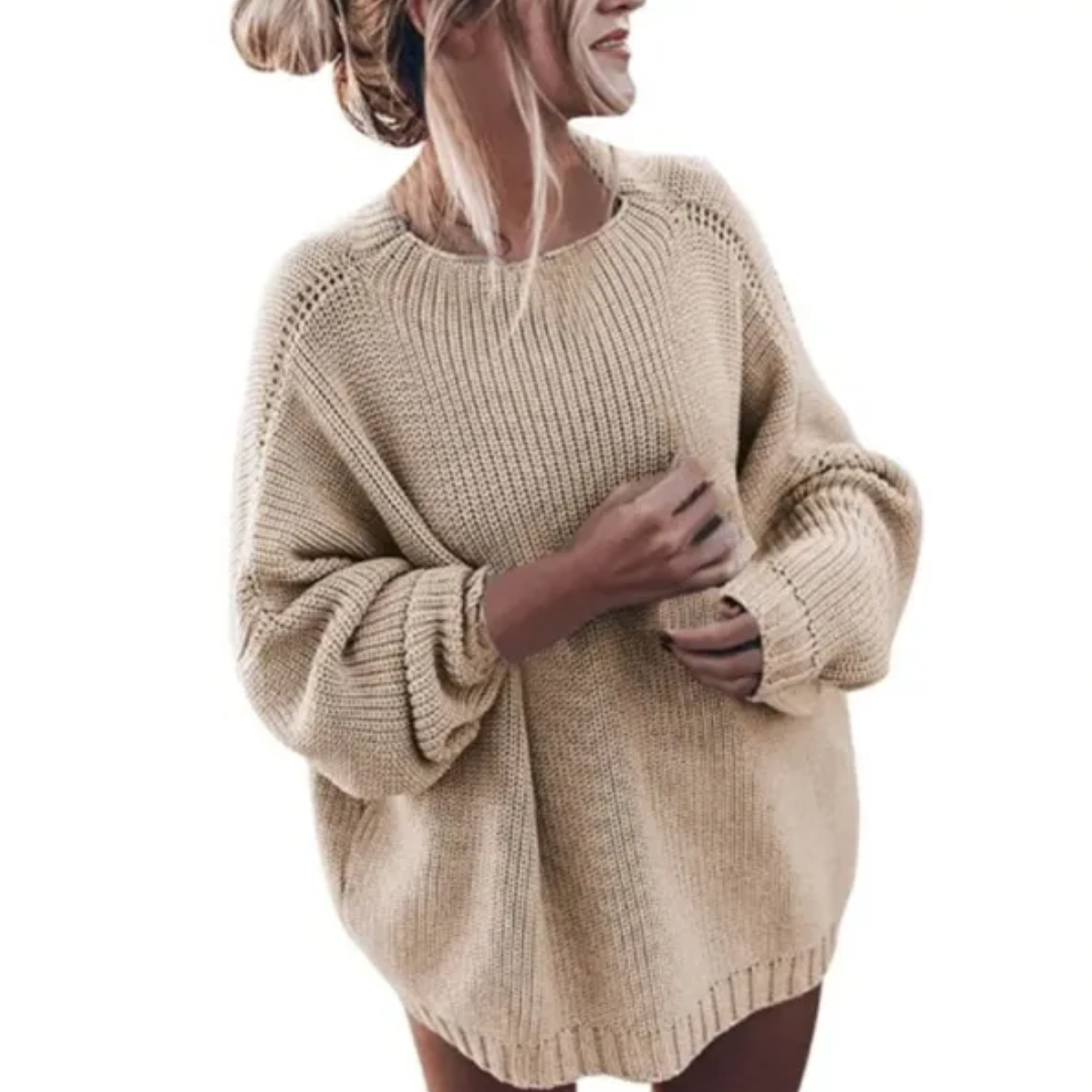 Eviena | Warm Oversized Knitted Sweater for Women