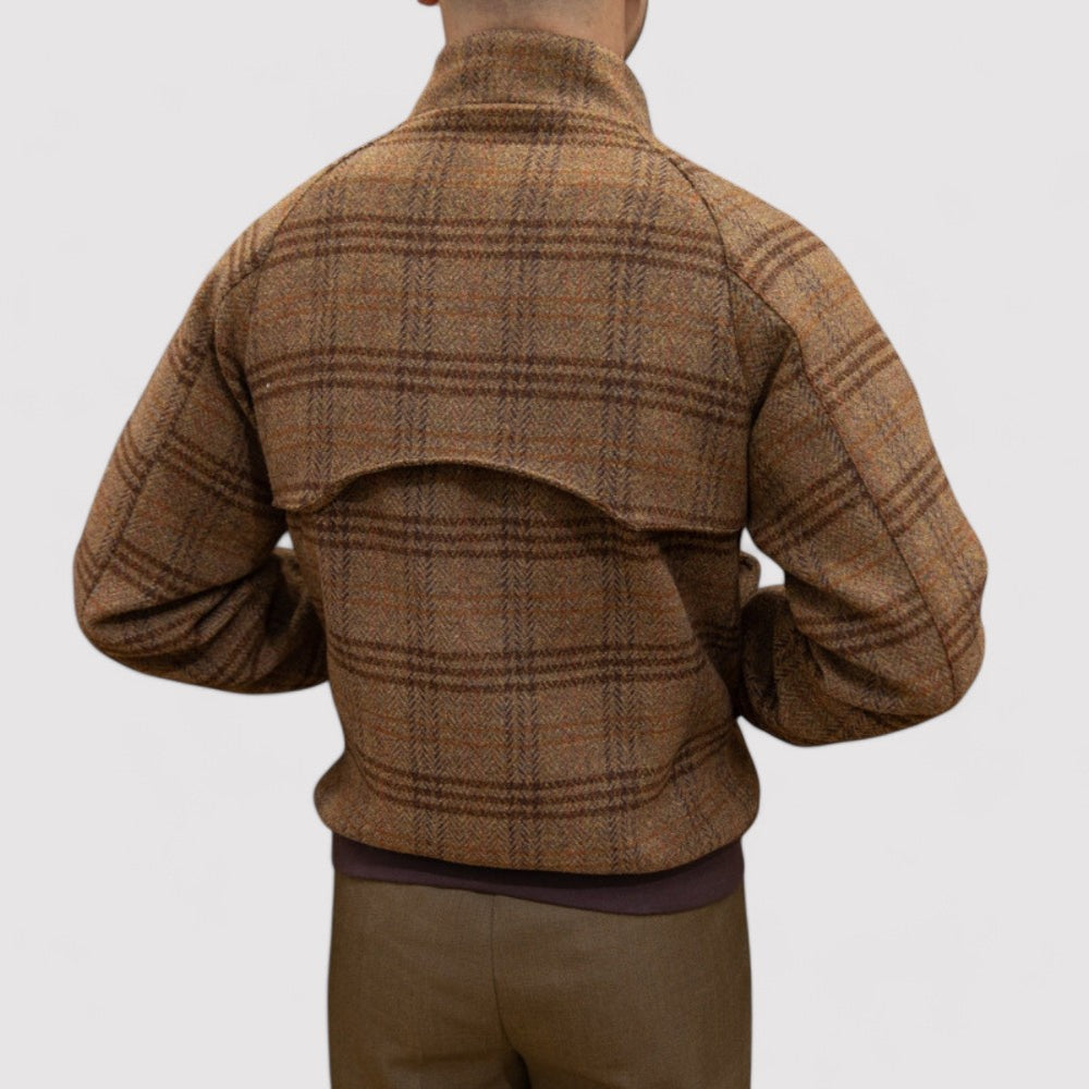 Ancien | Men's Italian Vintage Wool Harrington Jacket