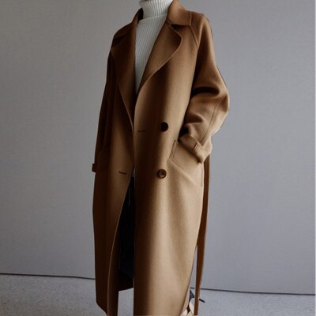 Juliette - elegant tweed trench coat