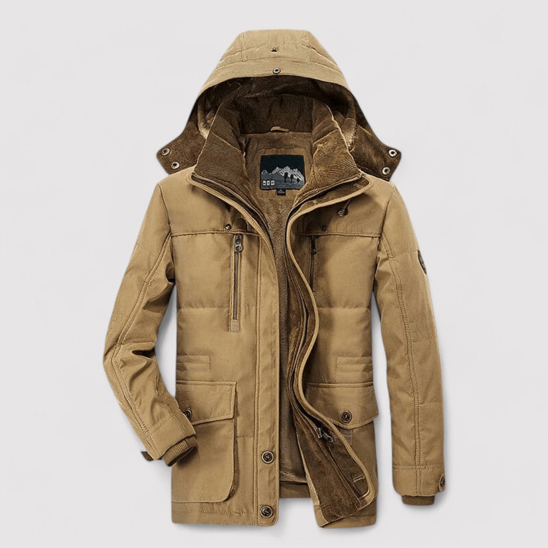 Ancien | Men's Outdoor Winter Jacket with Wool Inner Lining