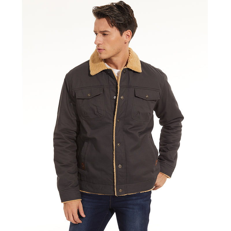 Lined winter jacket