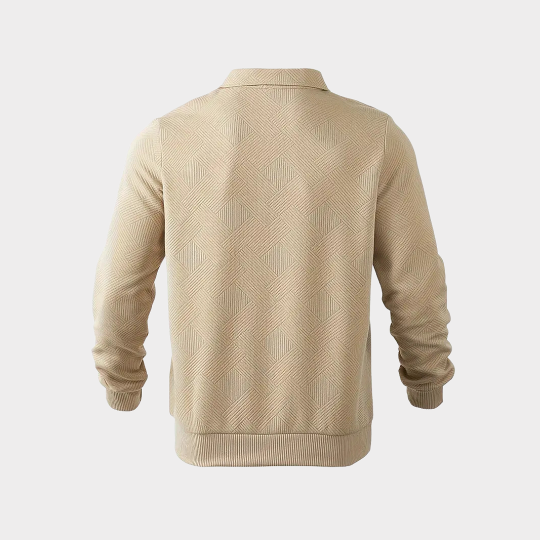 Victor - Premium sweater with quarter zipper