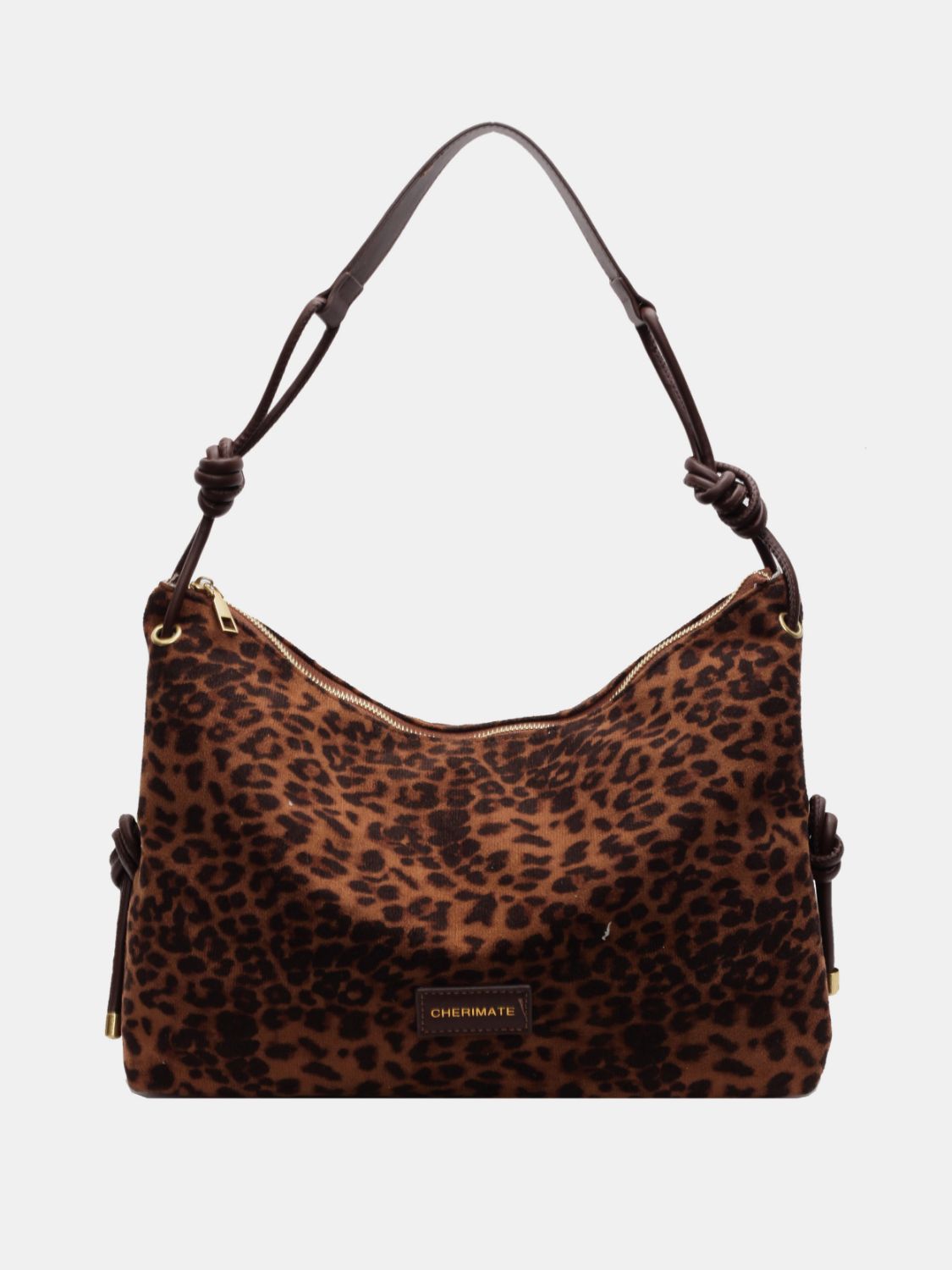 Large handbag in suede