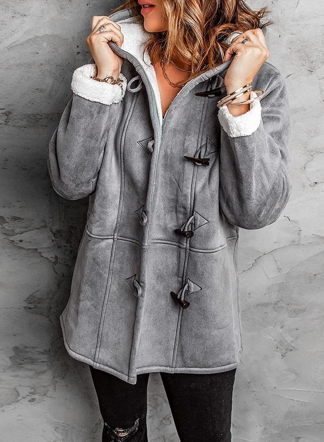 Cosy, soft hooded jacket