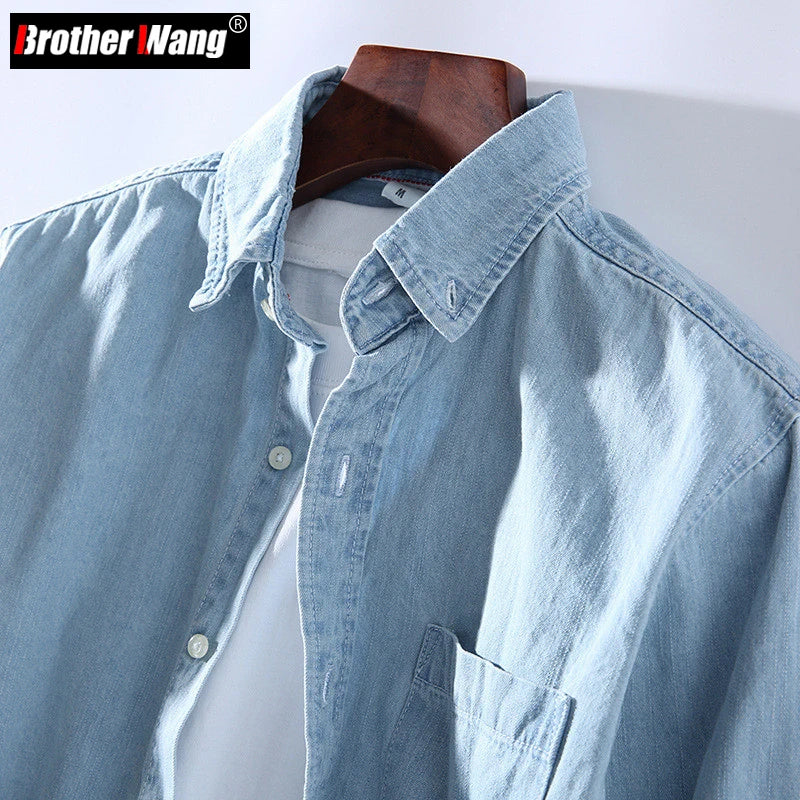 Casual denim shirt