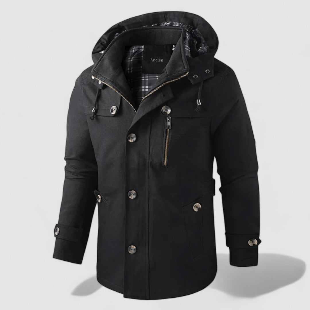 Ancien | Men’s Waterproof Winter Jacket with Hood