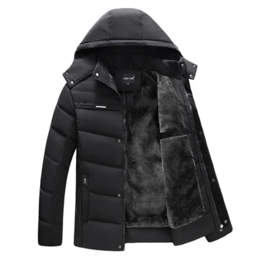 Laurel | Winter Thick Puffer Jacket With Hood For Men