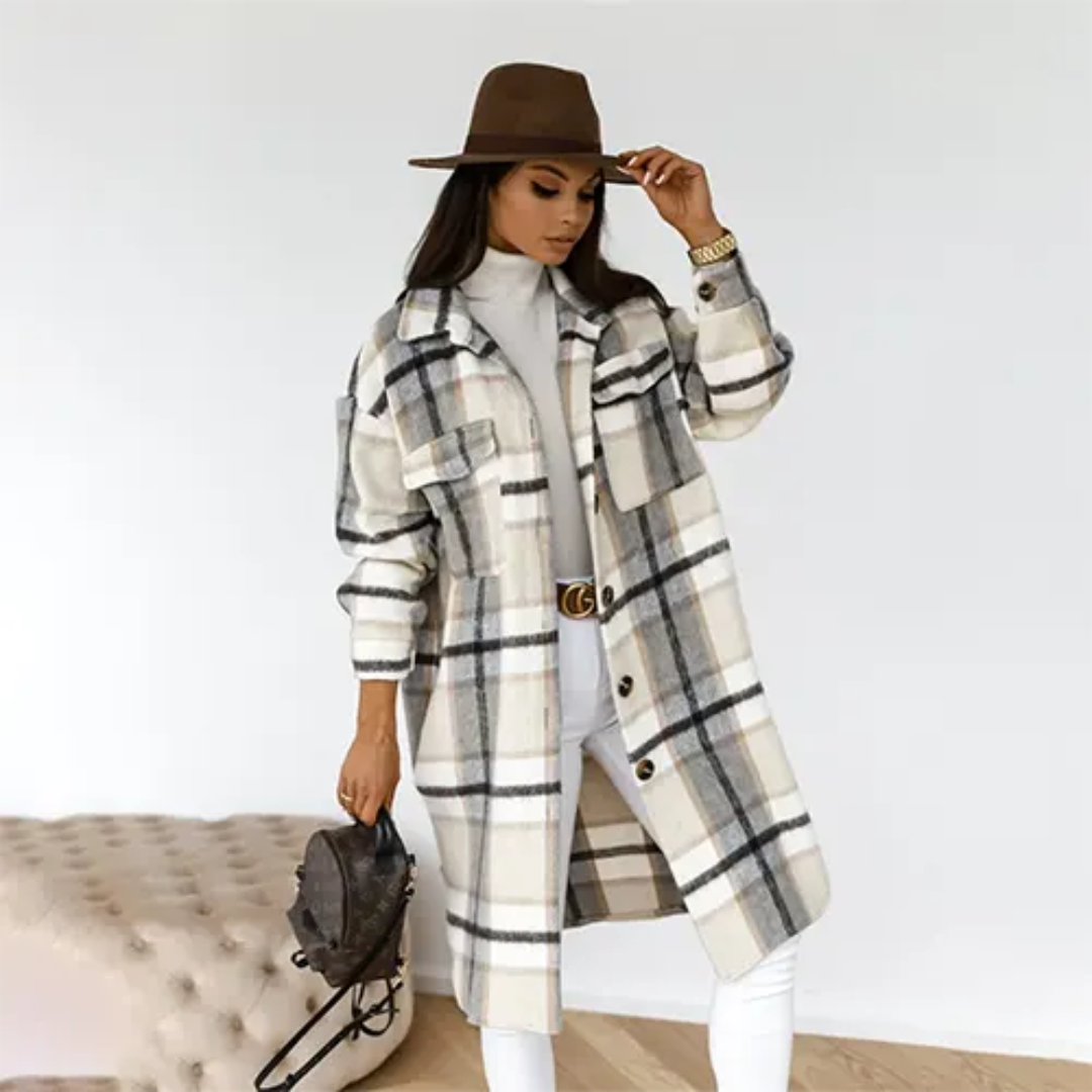 Rosa | Plaid Winter Coat For Women