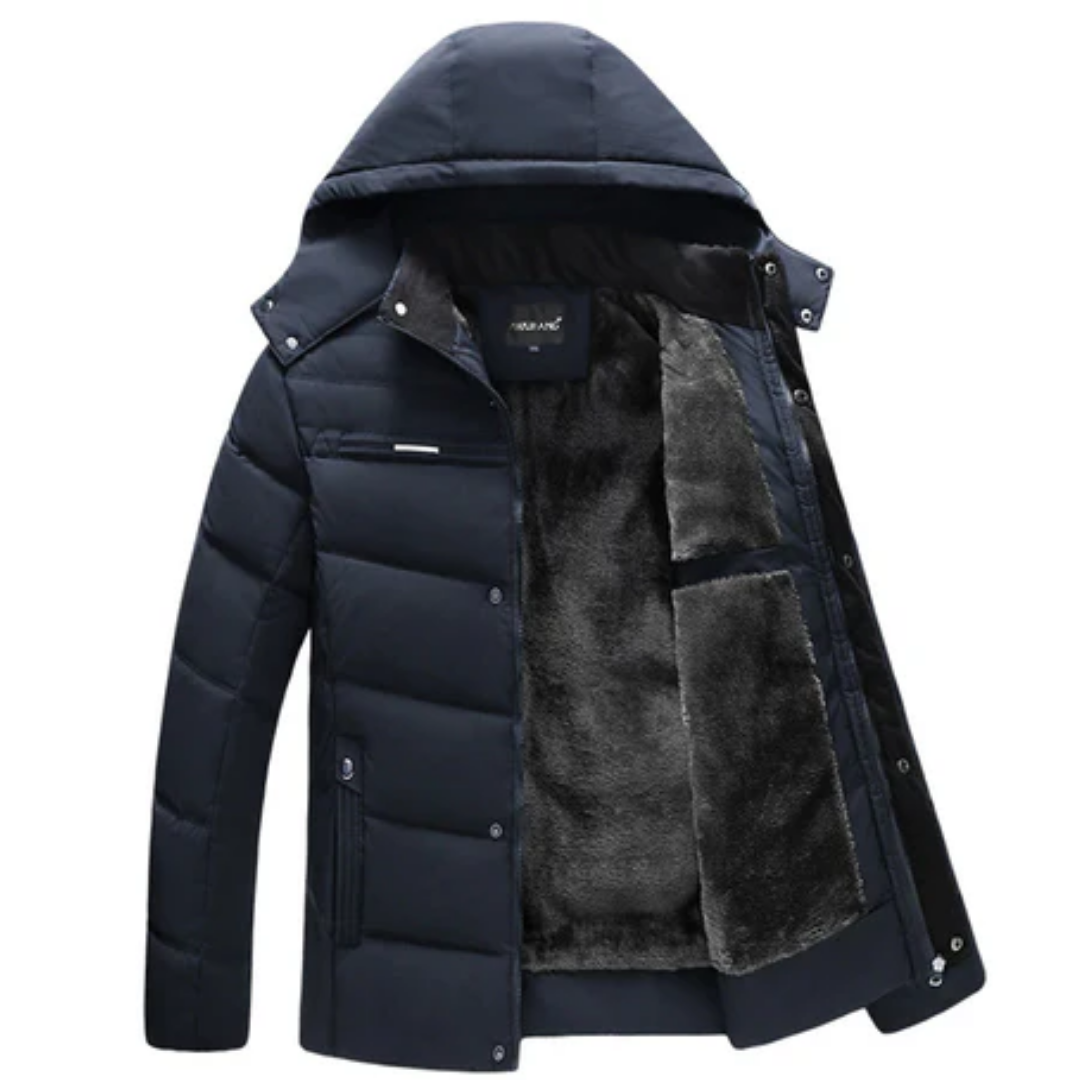 Laurel | Winter Thick Puffer Jacket With Hood For Men