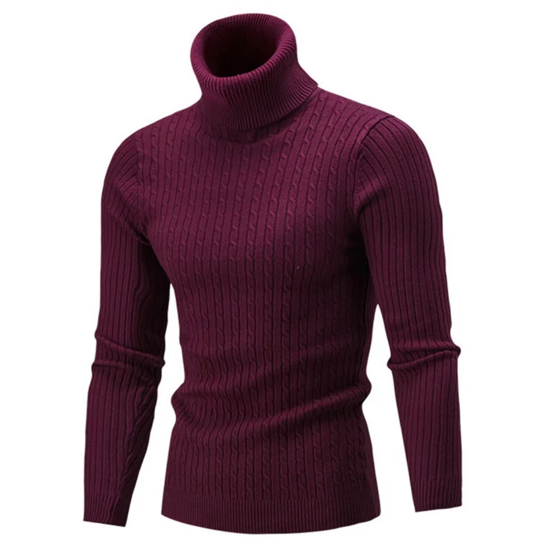 Keith | Turtleneck Knit Sweater For Men