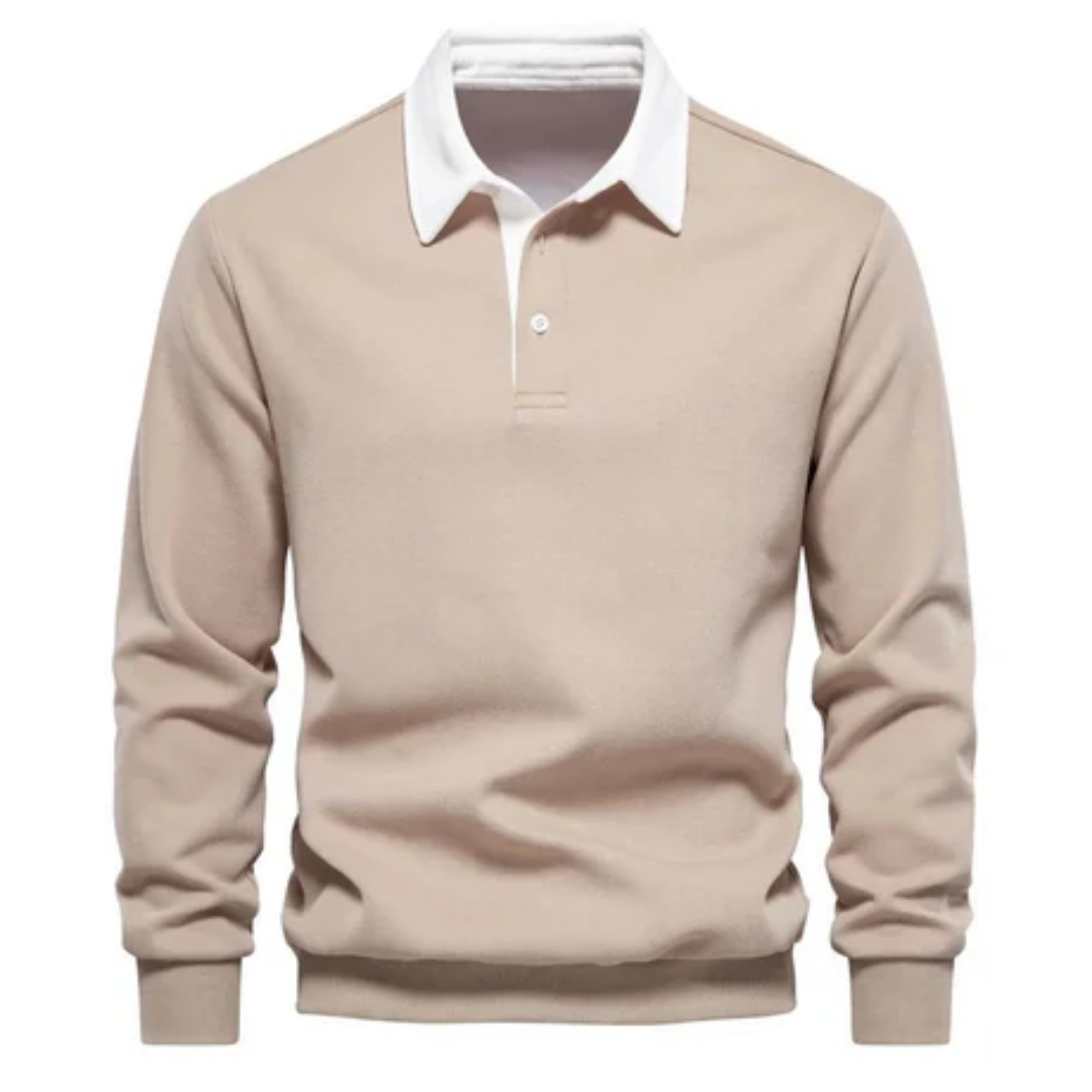 Dudley | Winter Warm Collared Sweater For Men