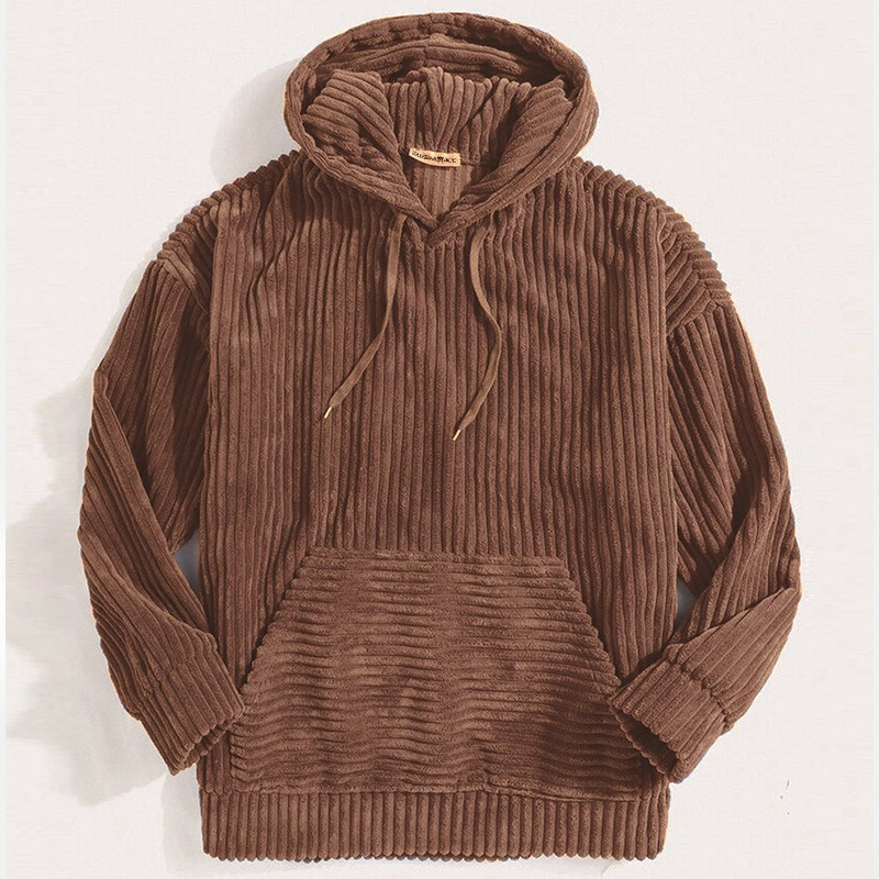 David™ - Corduroy hoodie for men