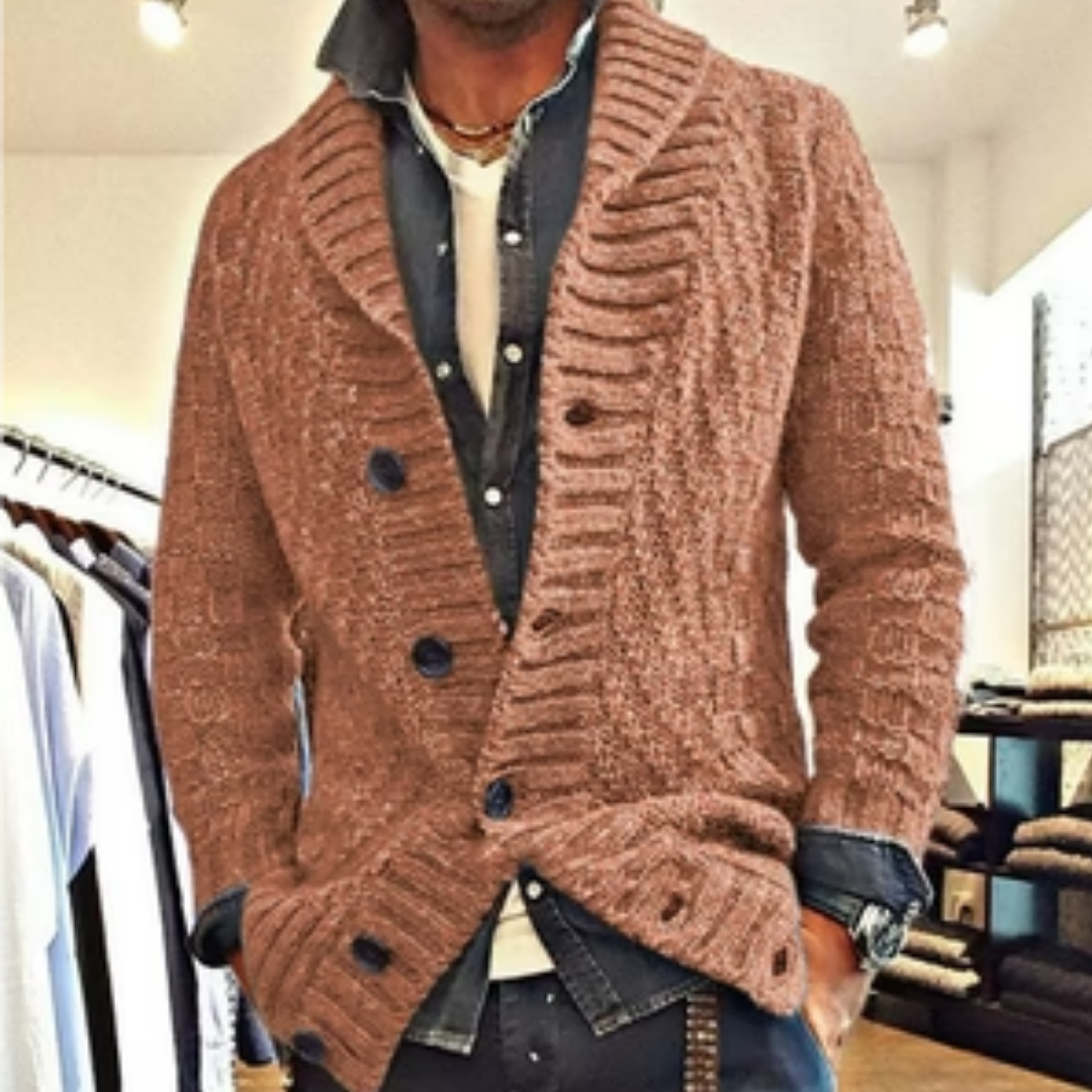 Alfie | Winter Knitted Cardigan For Men