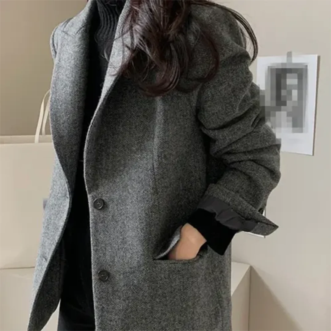 Clarranie  | Stylish Winter Lapel Collar Coat For Women