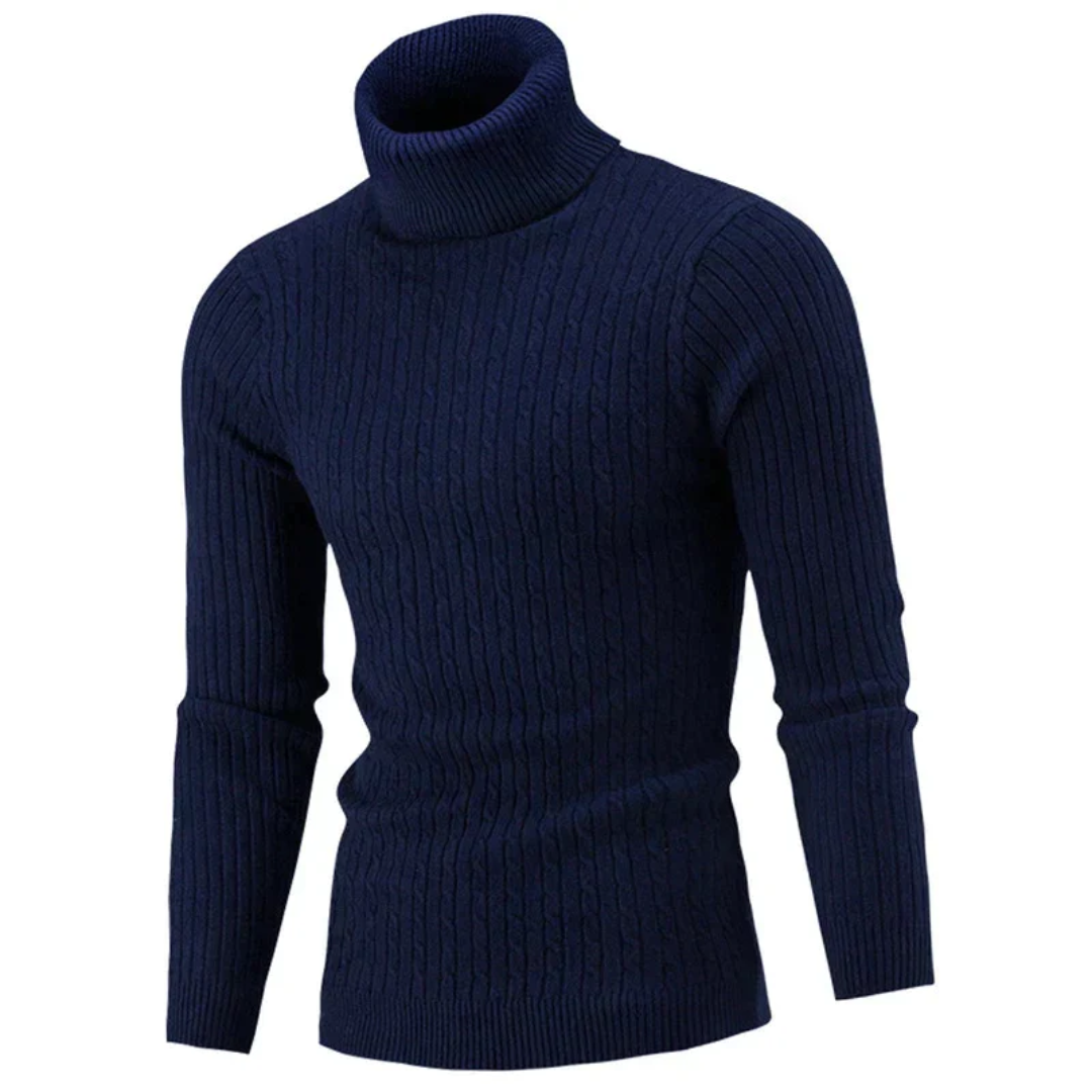 Keith | Turtleneck Knit Sweater For Men