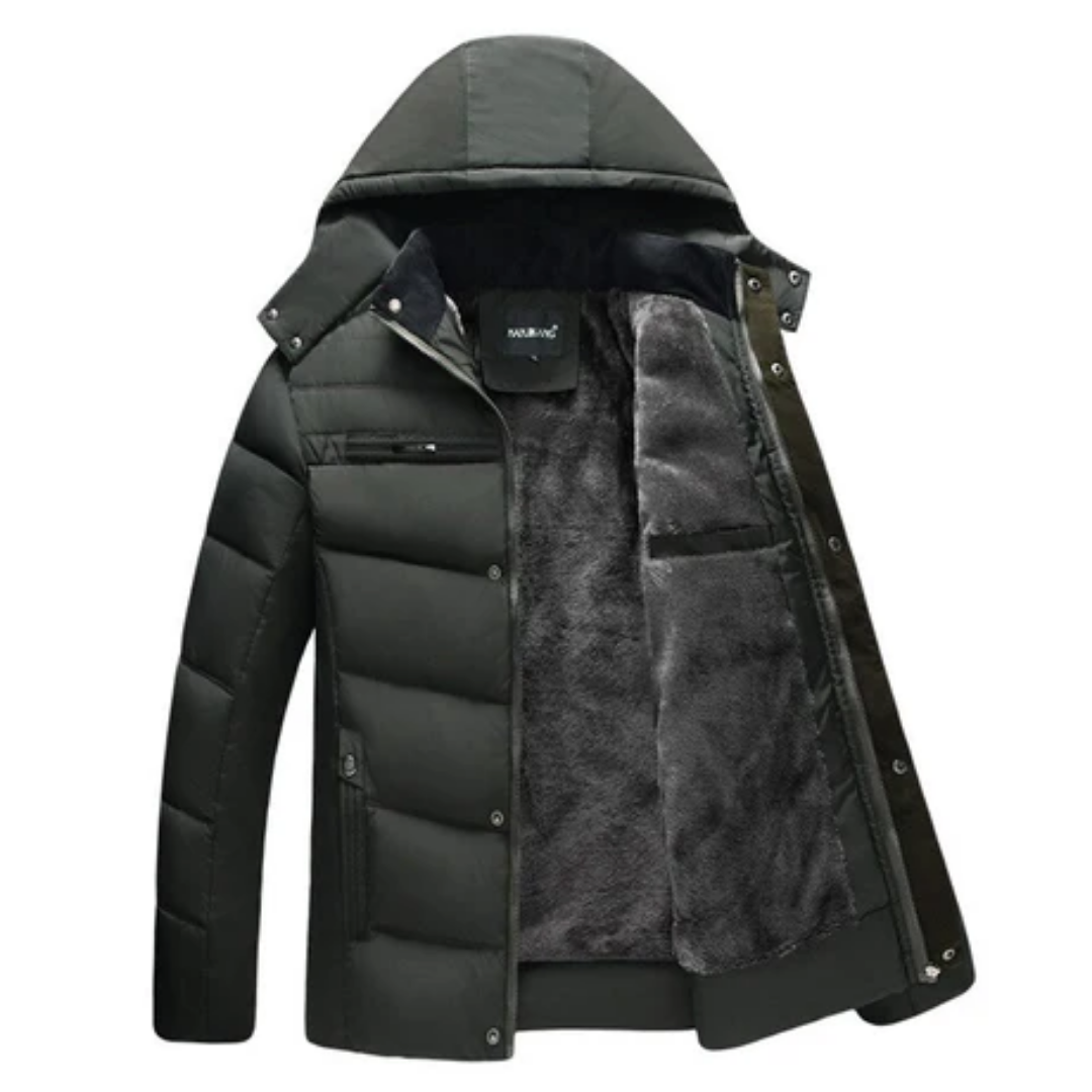 Laurel | Winter Thick Puffer Jacket With Hood For Men