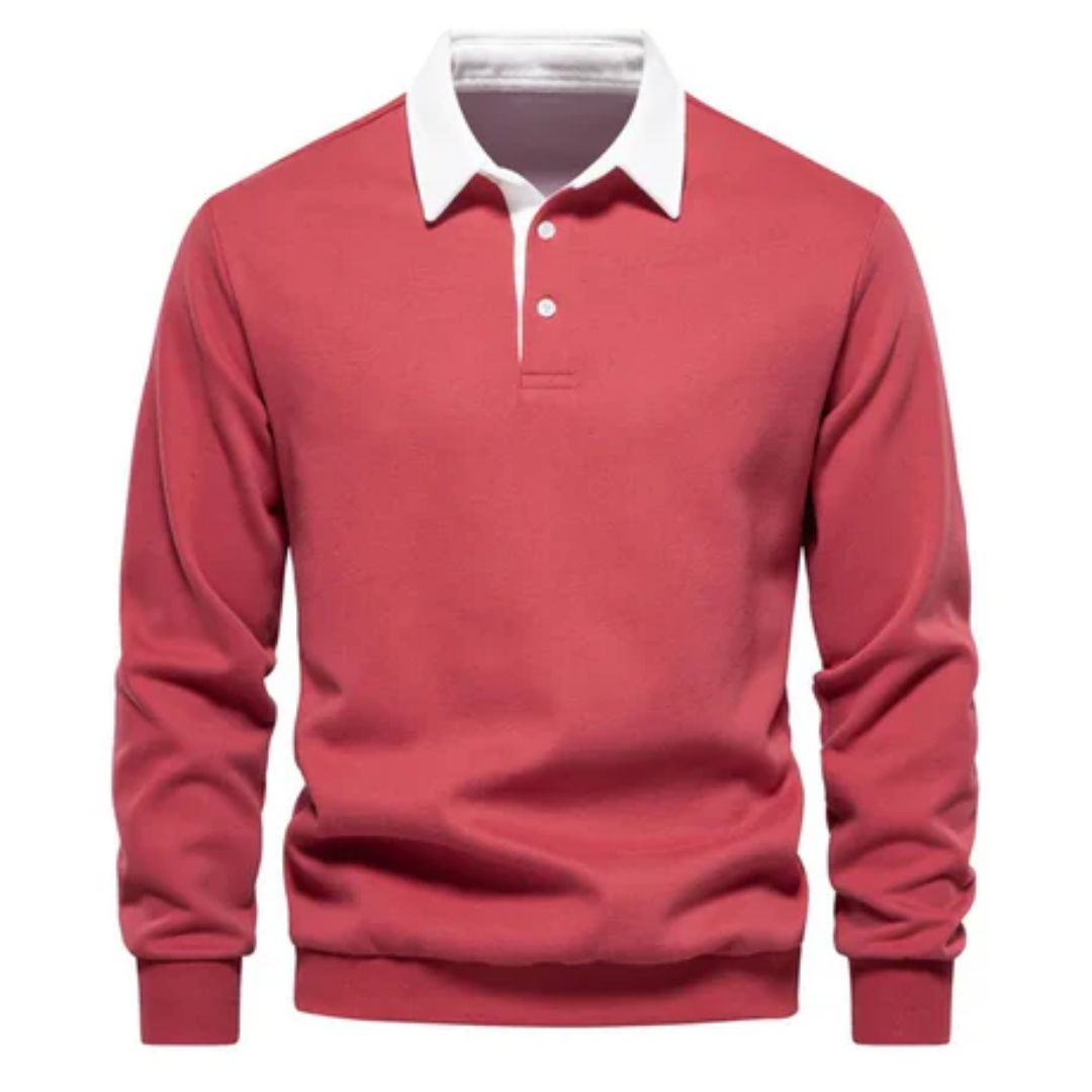 Dudley | Winter Warm Collared Sweater For Men