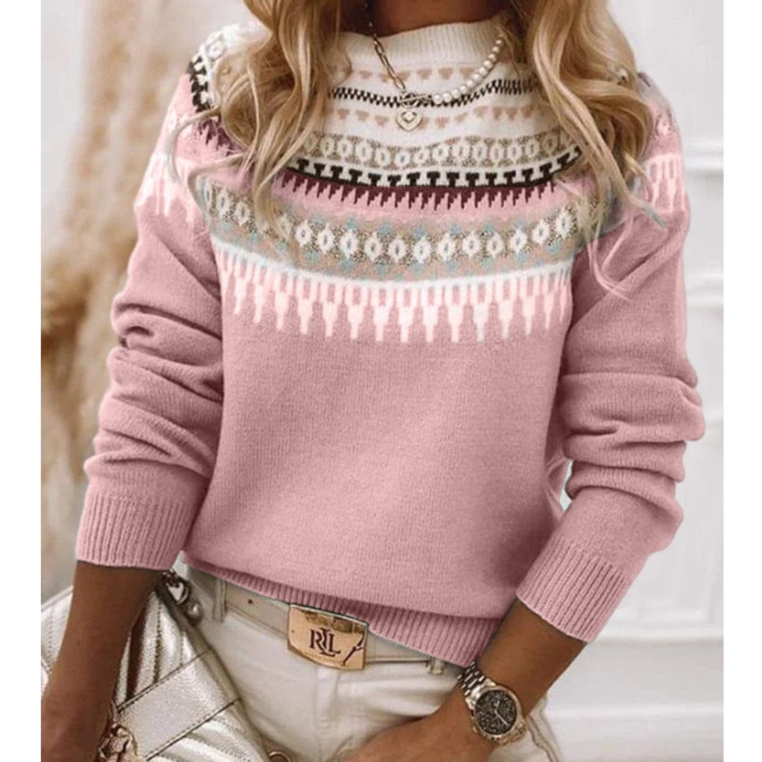 Capucinem | Warm Round Neck Long Sleeves Sweater For Women