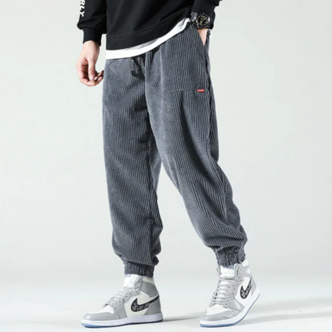 Joffrey | Casual Corduroy Jogger Pants For Men