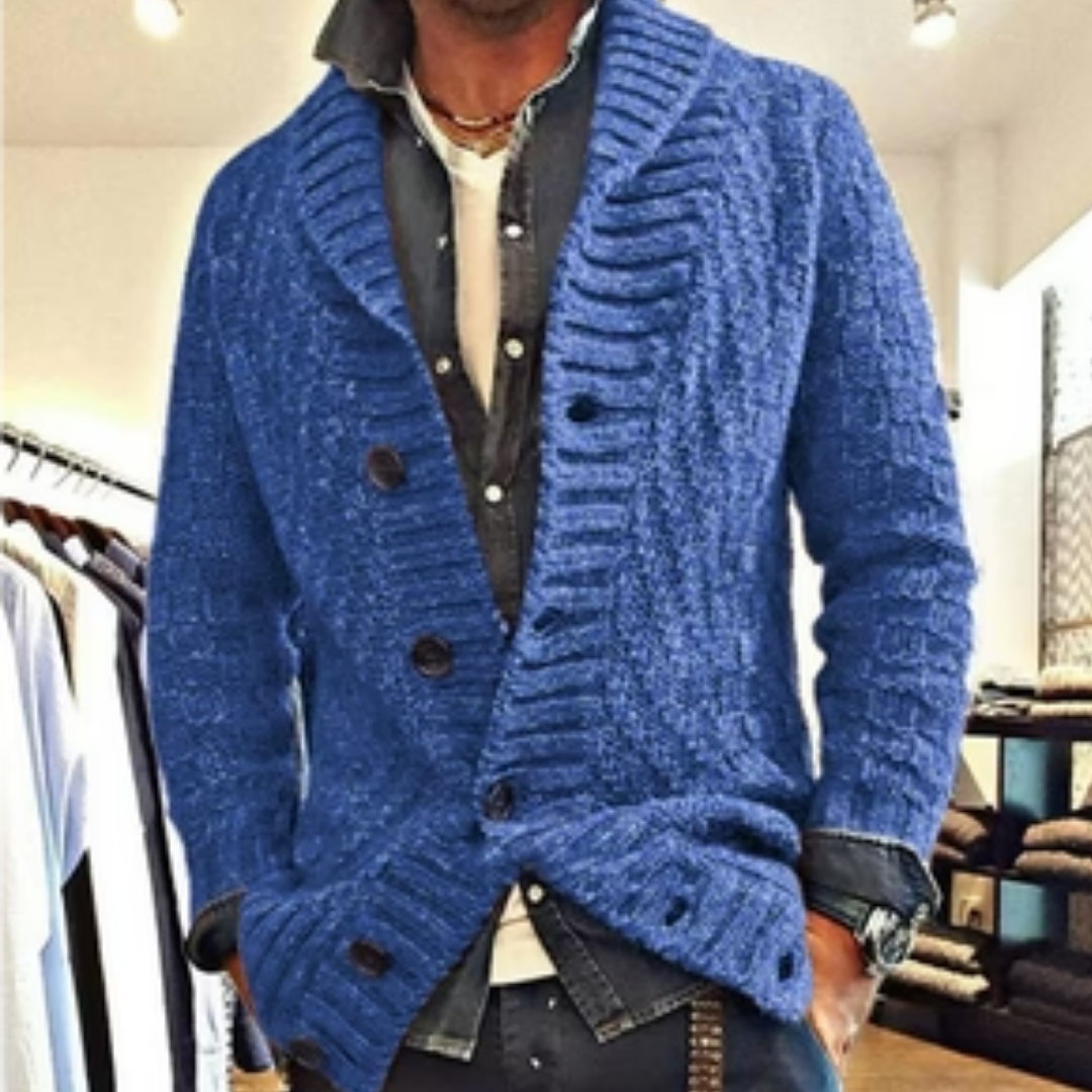 Alfie | Winter Knitted Cardigan For Men