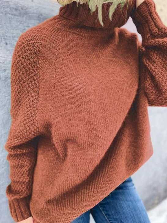 Fashionable knitted jumper