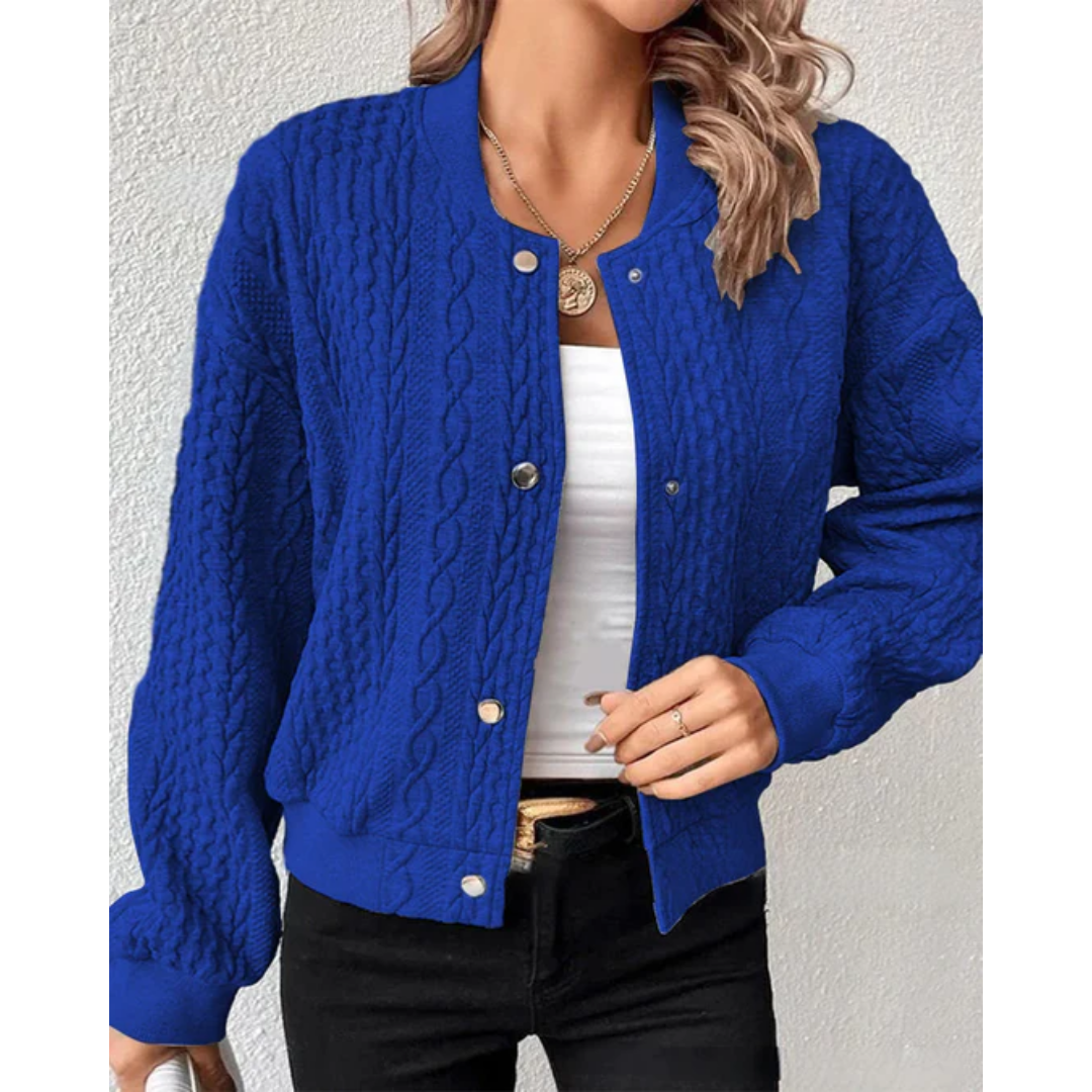 Magdalen | Winter Cable Knit Cardigan For Women