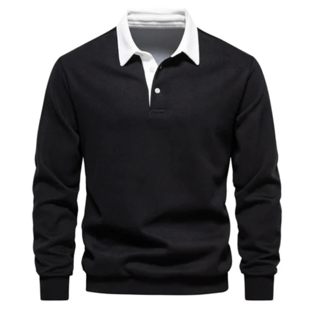 Dudley | Winter Warm Collared Sweater For Men