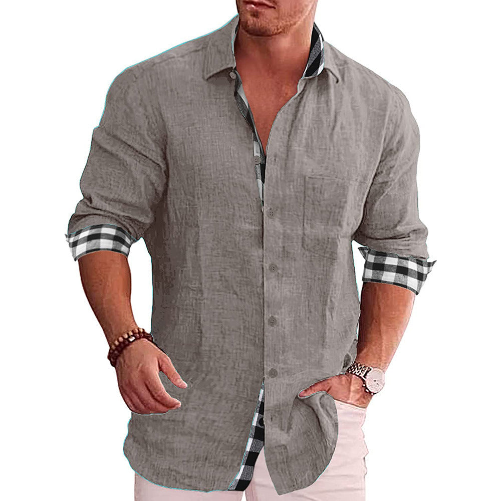 Summer shirt with buttons and pockets